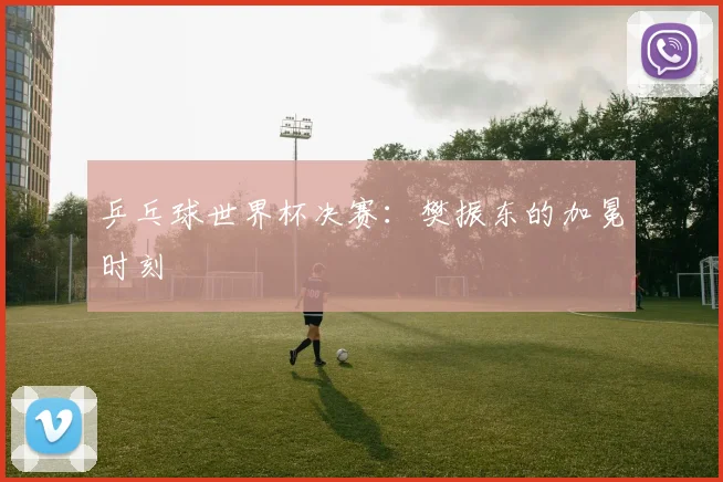 乒乓球世界杯决赛：樊振东的加冕时刻